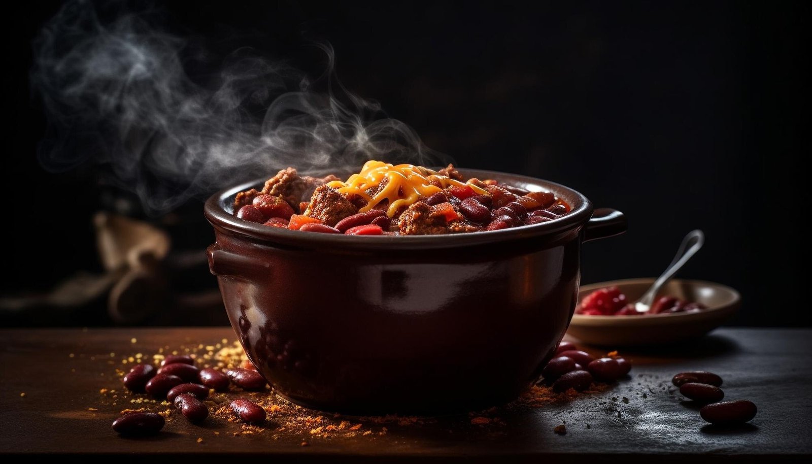 Traditional clay pot cooking on a stovetop